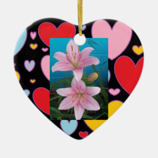 Heart Christmas Orniment Ceramic Tree Decoration