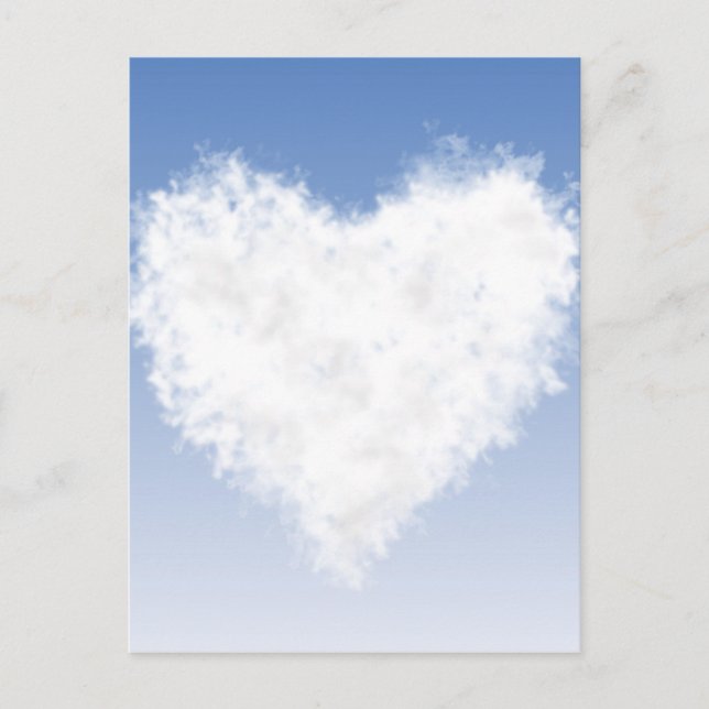 Heart Cloud Postcard (Front)
