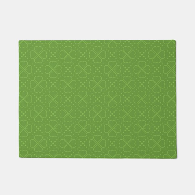 Heart Clover Pattern Doormat (Front)