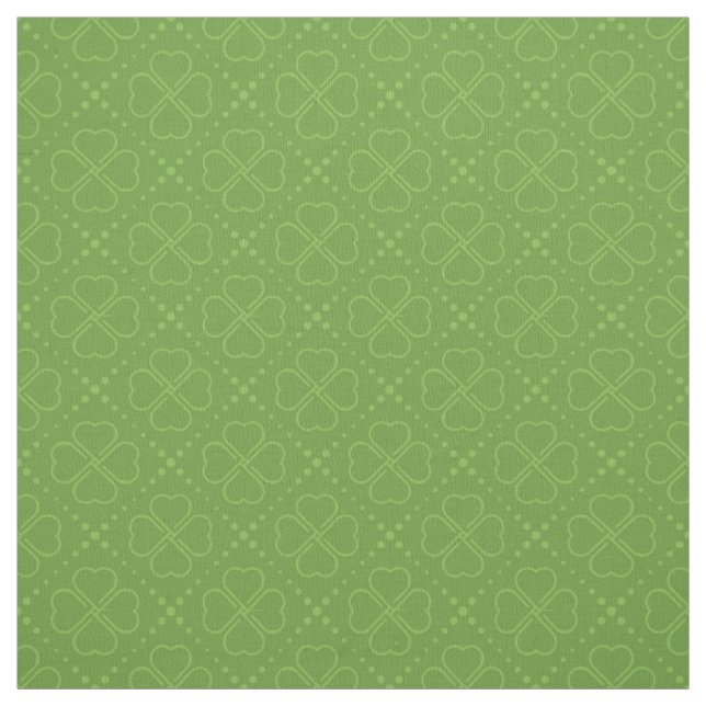 Heart Clover Pattern Fabric (Swatch)