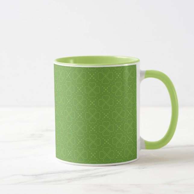 Heart Clover Pattern Mug (Right)