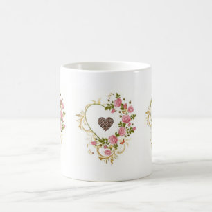 Heart Coffee Bean Shaped Mug