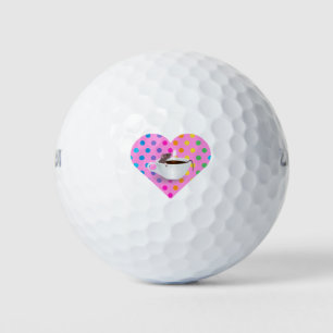 heart coffee mouse golf balls