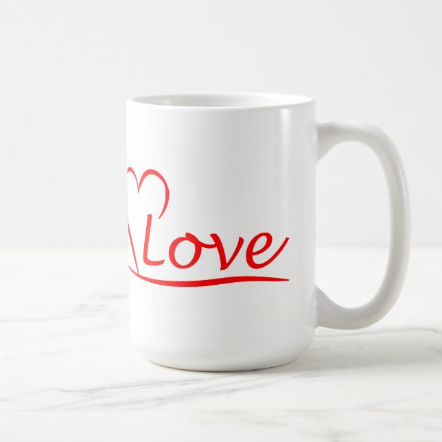 heart coffee mug (Right)