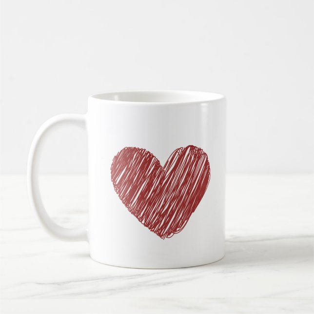 Heart coffee mug  (Left)