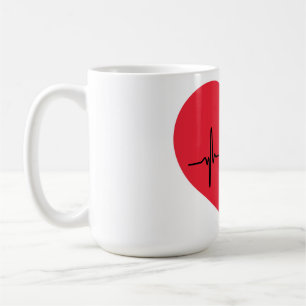 heart coffee mug