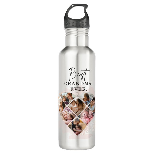 Heart Collage 710 Ml Water Bottle (Front)