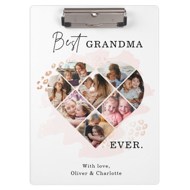 Heart Collage Clipboard (Front)