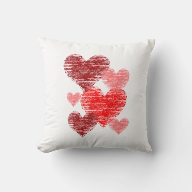 Heart Collage Cushion (Front)