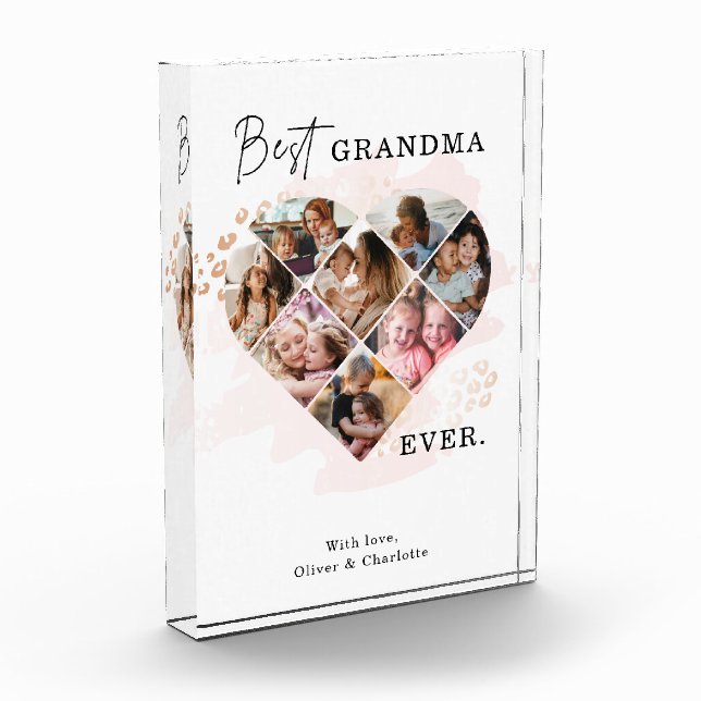 Heart Collage Photo Block (Left)