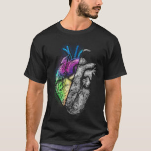 Heart Colourful Realistic Pullover Hoodie