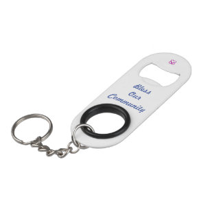 Heart & Community Bottle Opener Key Chain