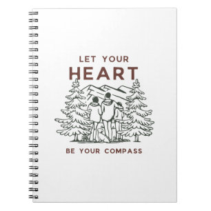 heart compass notebook