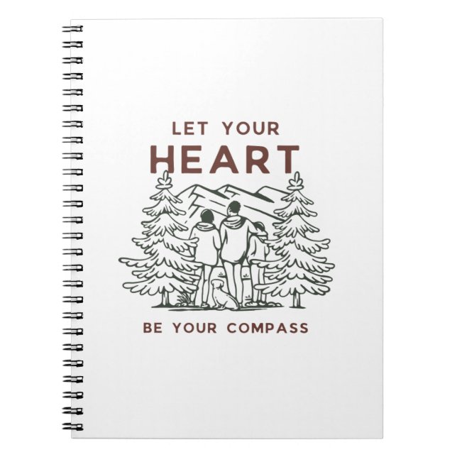 heart compass notebook (Front)