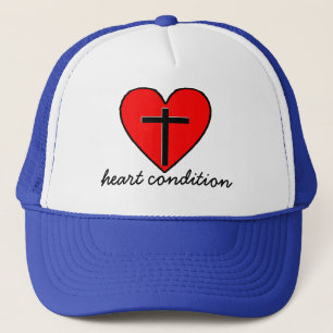 heart condition trucker hat