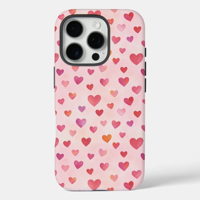Heart Confetti Pattern Case-Mate iPhone Case (Back)