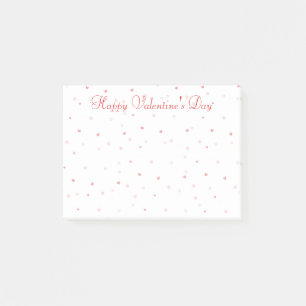 Heart Confetti Post-It Notes