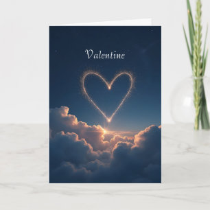 Heart Constellation Valentine Card