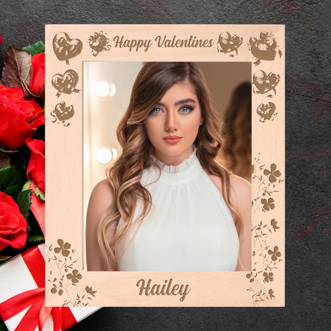 Heart Coquette Valentines Gift Laser Picture Etched Frames (Creator Uploaded)