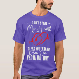 Heart Couple Wedding Relationship Romance Quotes T-Shirt