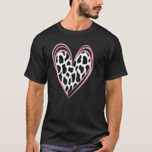 heart cow for cow happy valentine's day T-Shirt