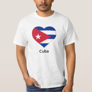 Heart - Cuba Flag T-Shirt