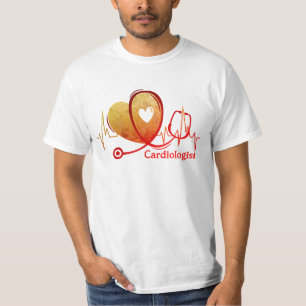 Heart Curve Stethoscope - Cardiologist 1 T-Shirt