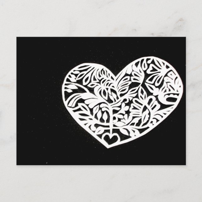 heart cut out postcard (Front)