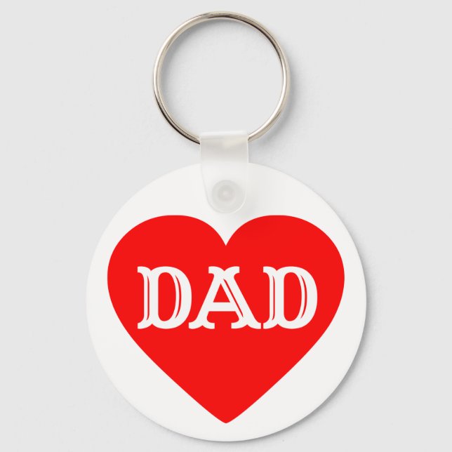 HEART DAD KEY RING (Front)