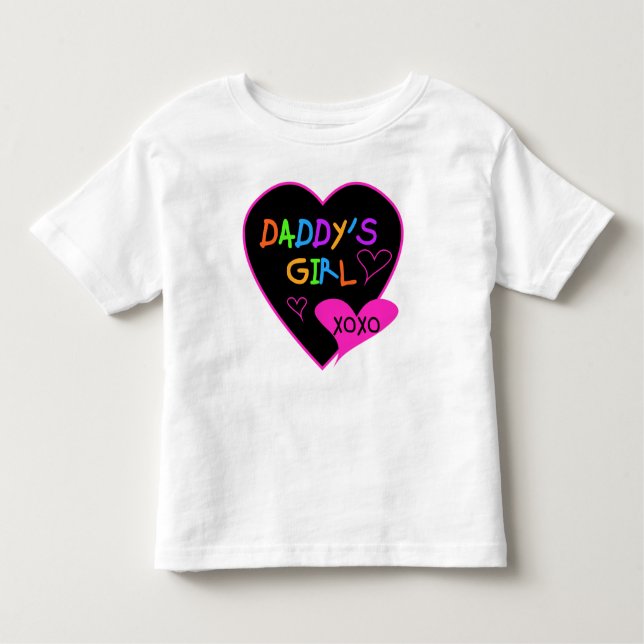 Heart Daddy's Girl T Shirts and Gifts (Front)