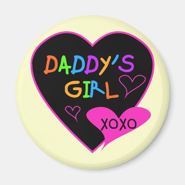 Heart Daddy's Girl T Shirts and Gifts Magnet (Front)