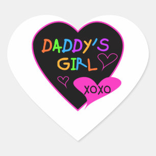 Heart Daddy's Girl T Shirts and Gifts Sticker