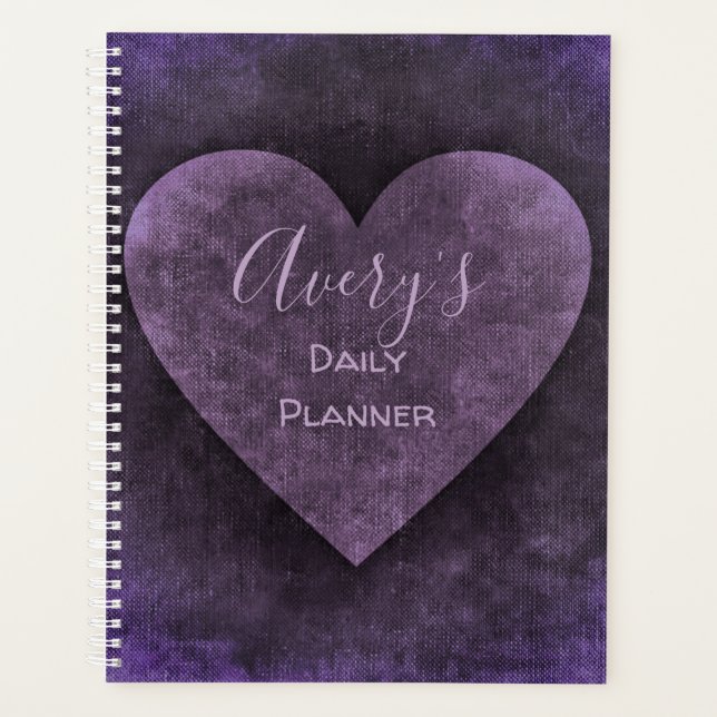 Heart Daily Planner - School Student - HAMbyWG (Front)