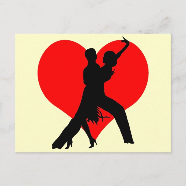 Heart dance postcard (Front)