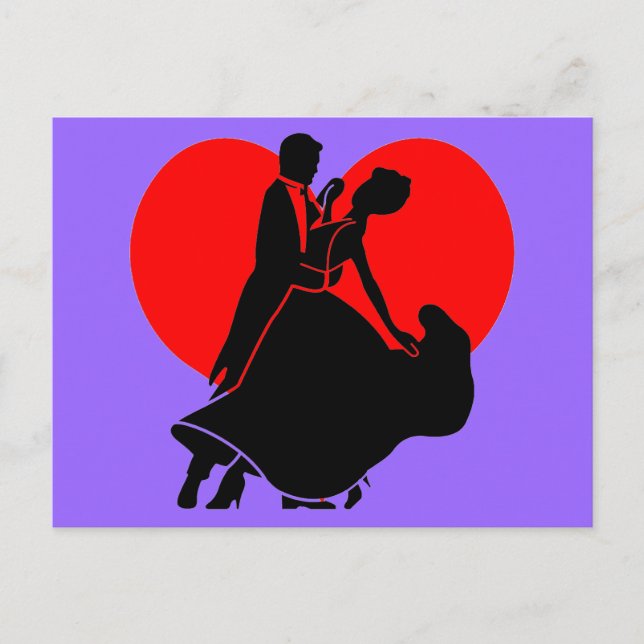 Heart dancers postcard (Front)