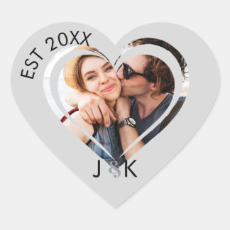 Heart Dating Couple Girlfriend Boyfriend Photo  Heart Sticker