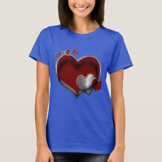 Heart Deep Royal Blue Women's T-Shirt 