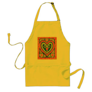 Heart Design Apron