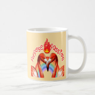 heart design coffee mug