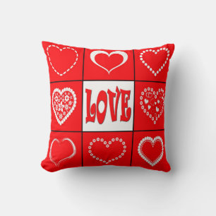 Heart design cushion