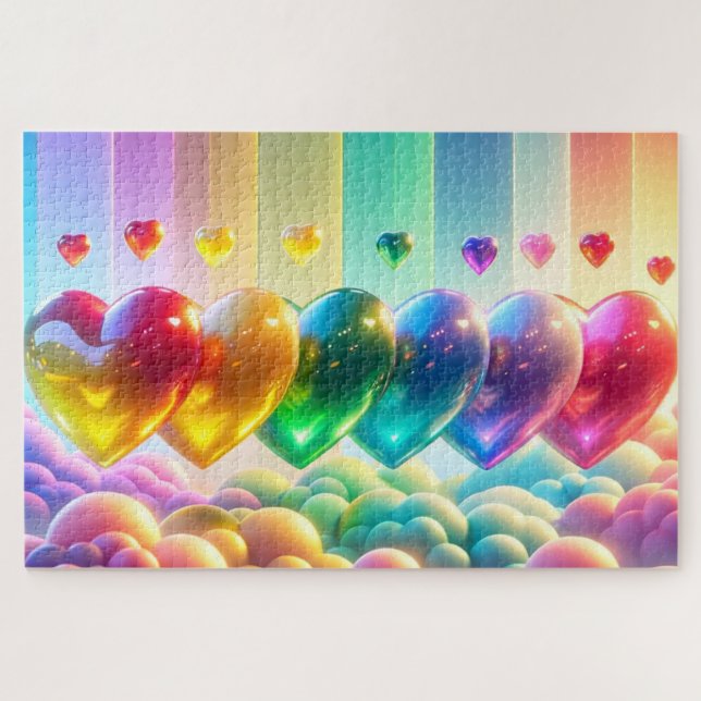 Heart Design Jigsaw Puzzle (Horizontal)