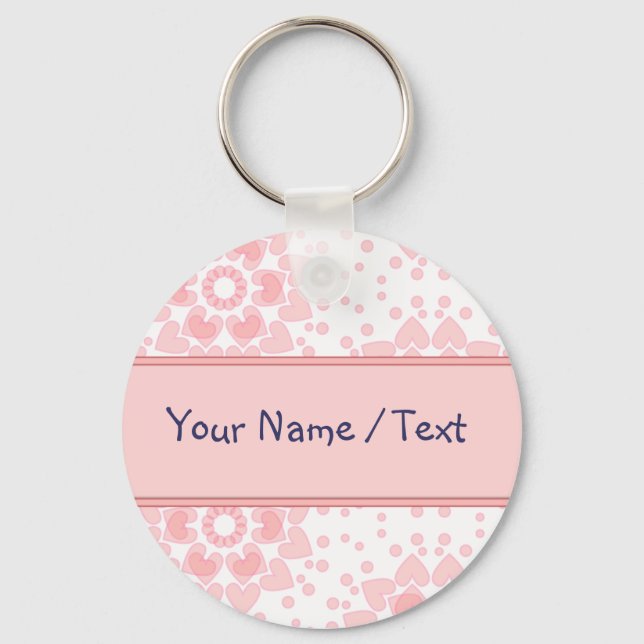 Heart Design Key Ring (Front)