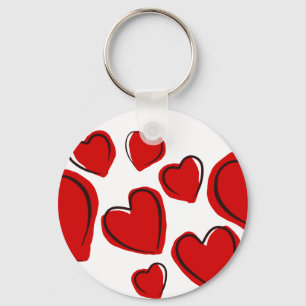 Heart Design Key Ring