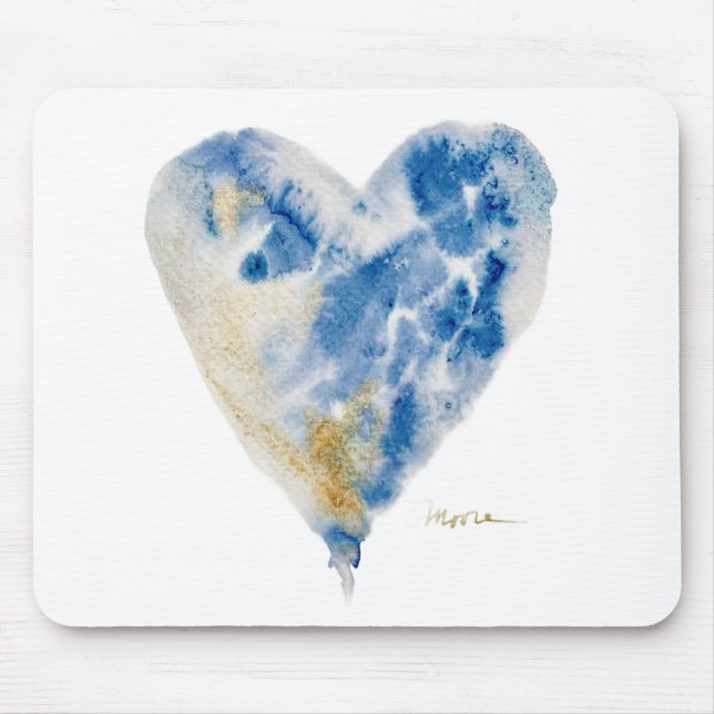 Heart Design Mouse Pad (Front)