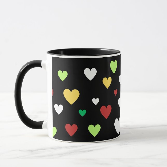 HEART DESIGN MUG  (Left)