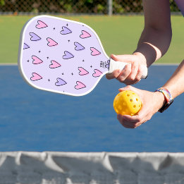 Heart Design Pickle Ball Paddle