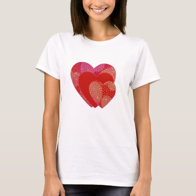 Heart Design T-Shirt (Front)