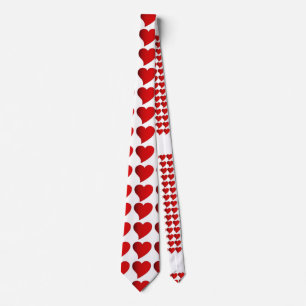 Heart Design Tie