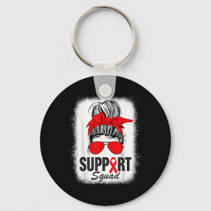Heart Disease Awareness Chd Heart Health Go Red He Key Ring