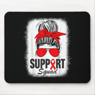 Heart Disease Awareness Chd Heart Health Go Red He Mouse Pad